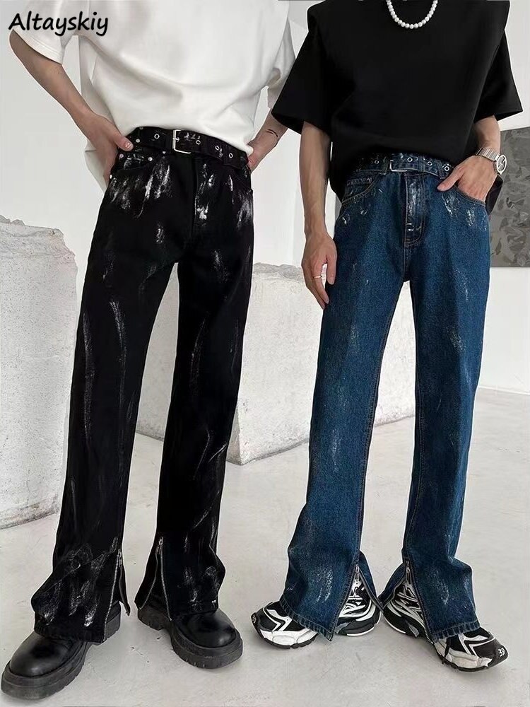 Flare Jeans Women BF Zip design Vintage UniSpring Street Chic ϶ Y2k  Ƹ޸ĭ Ÿ  м  ̺, õ Ÿ ƮƮ û 